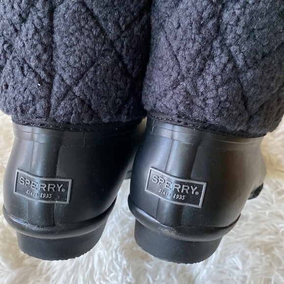 New Quilted rain winter Boots Sz 8.5 - Picture 11 of 12